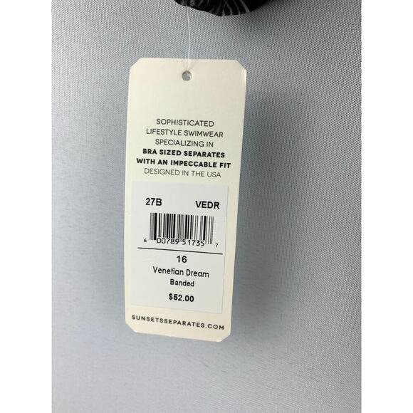 Women's Sunset *NWT* Black Pattern Bikini Set - See Description for Size - Picture 7 of 13